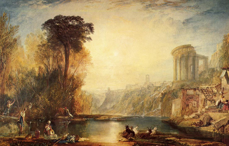 Turner - Paesaggio: composizione di Tivoli