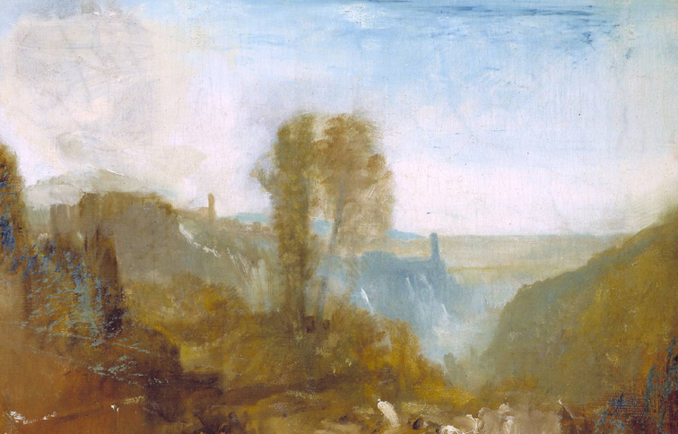 Turner - Pittura a olio di Tivoli